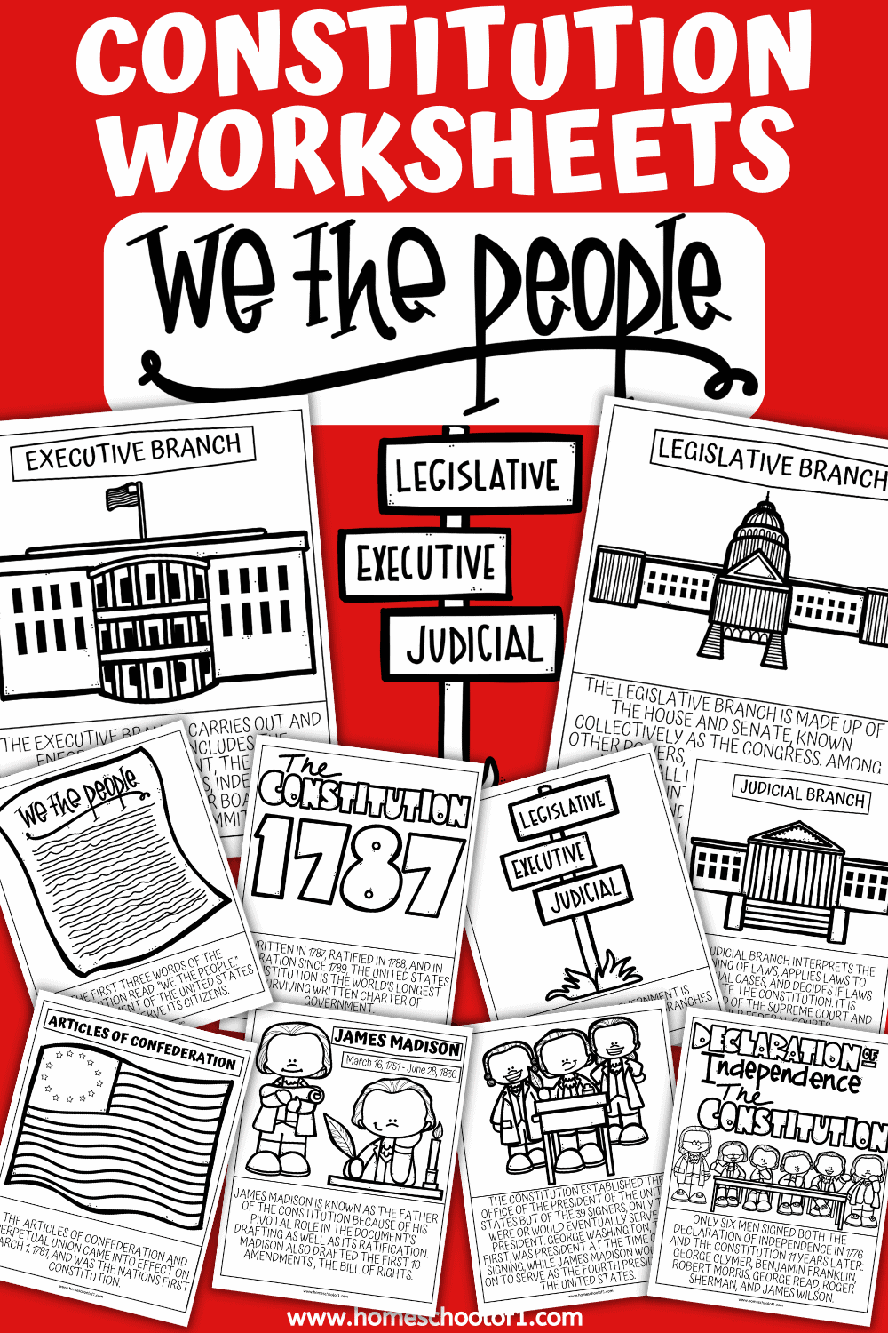 Free Printable Constitution Worksheets Elementary Pdf
