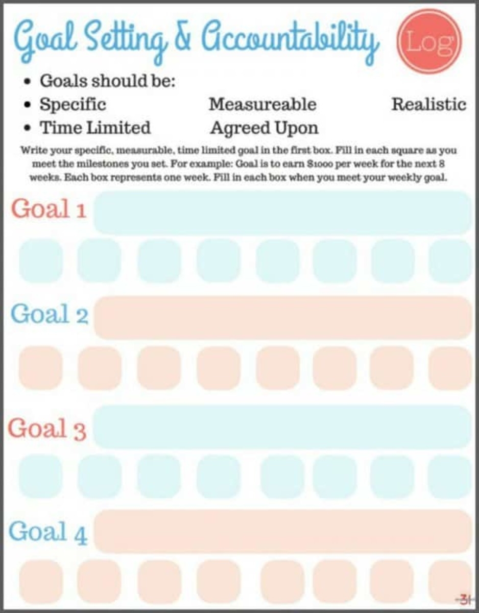 10 Free Printable Goal Setting Worksheets Parade