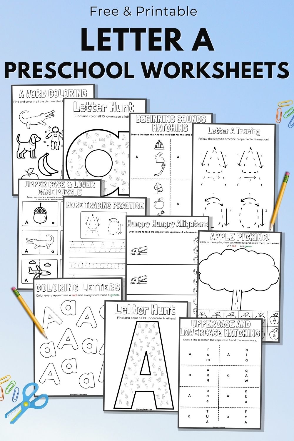 Pre K Worksheets Free Printable