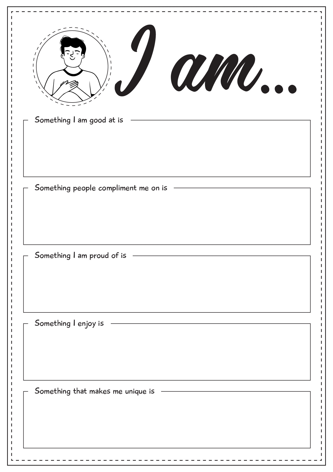 Free Printable Self-Esteem Worksheets