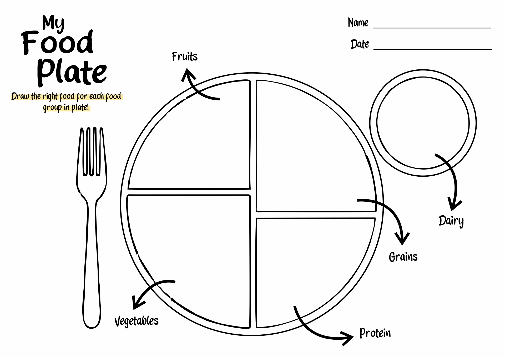15 5 Food Groups Worksheet Free PDF At Worksheeto Worksheets Library