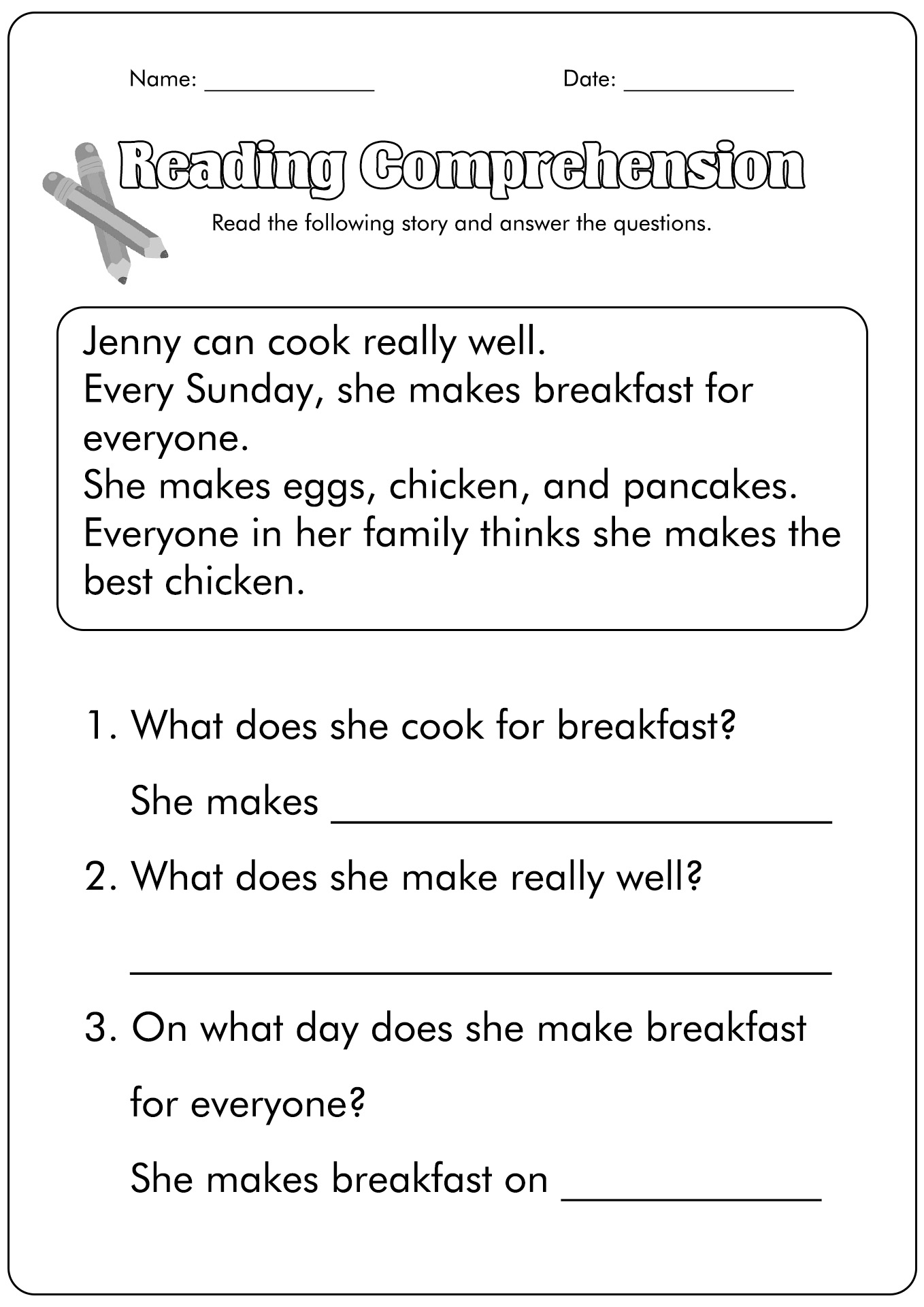 Free Printable Science Reading Comprehension Worksheets