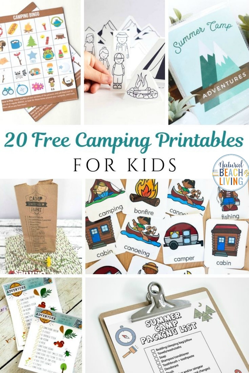 Free Printable Camping Worksheets