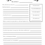 30 All About Me Worksheets Free PDF Printables 