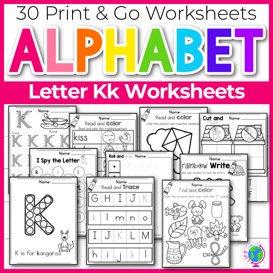 30 Free Printable Letter K Alphabet Worksheets For Kids Life 