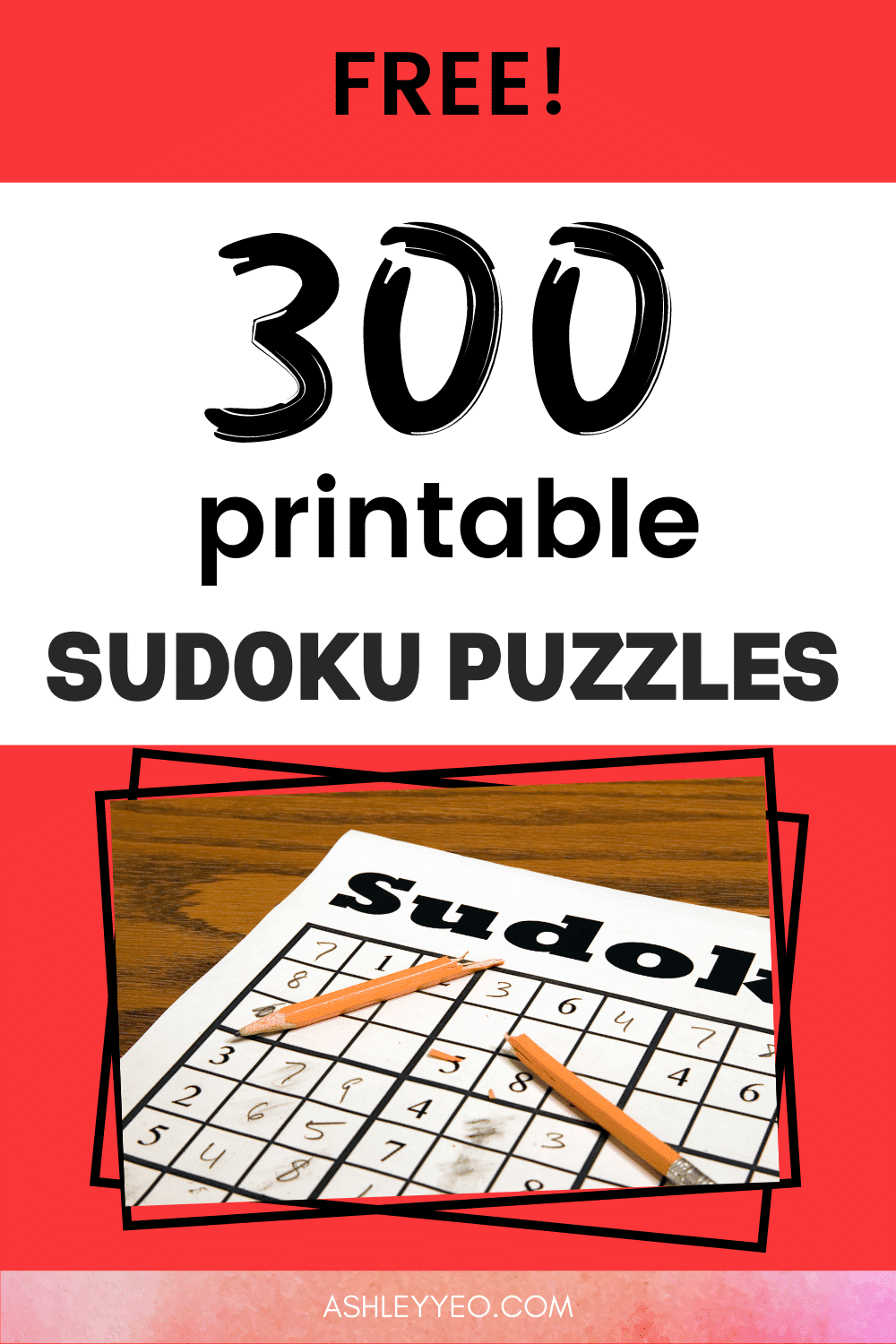 Free Printable Sudoku Worksheets