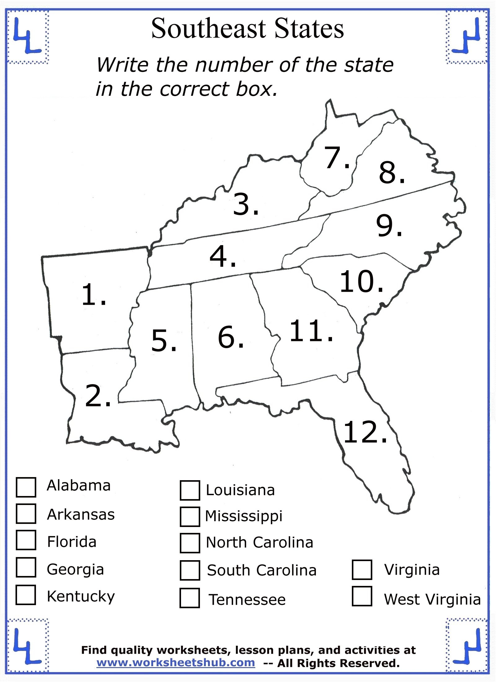 Free Printable Worksheets 4th Grade