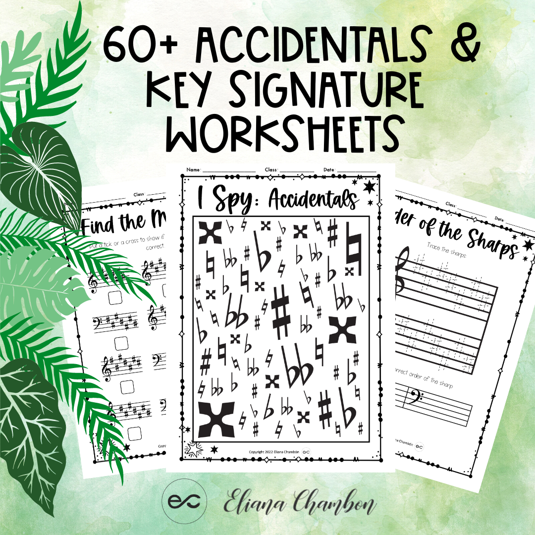 Free Printable Key Signature Worksheets