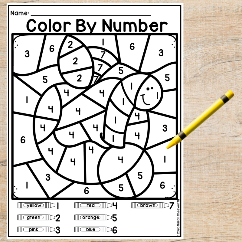 Free Printable Preschool Number Worksheets