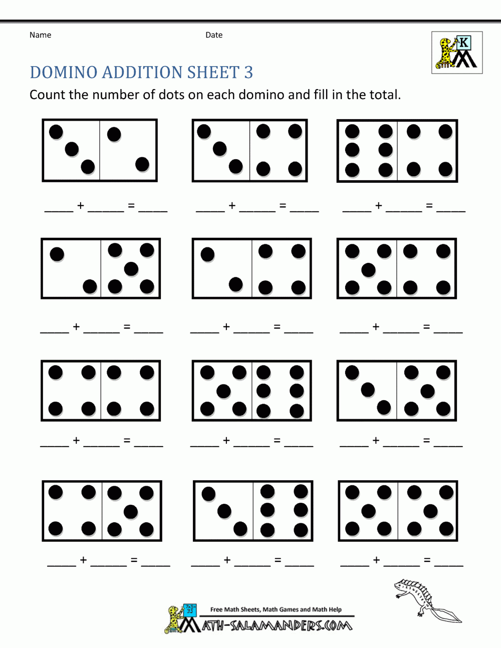 Kindergarten Math Worksheets Free Printables