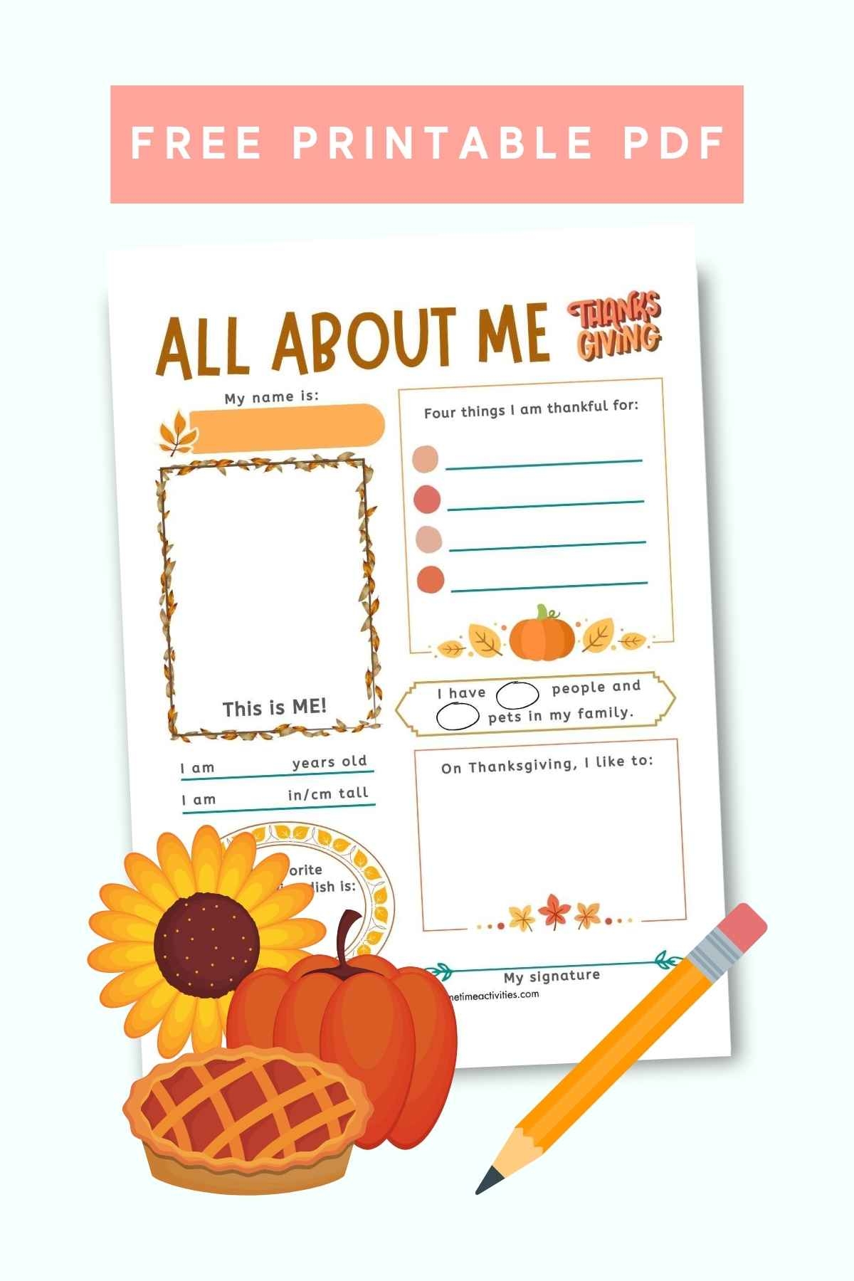 Free Printables Thanksgiving Worksheets