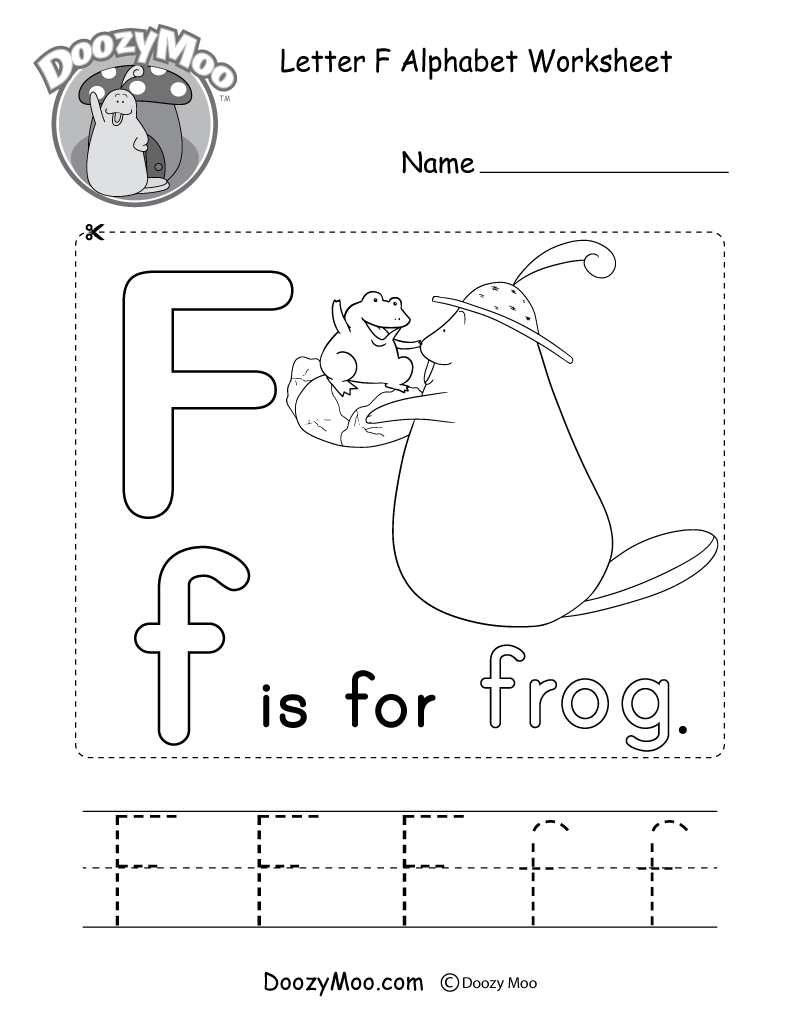 Free Printable Kindergarten Letter Worksheets