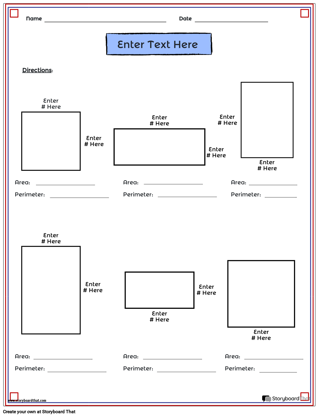 Area And Perimeter Worksheets Free Printable
