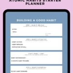 Atomic Habits Printable Starter Planner Create Good Habits Template Habit Tracker Atomic Habits Cheat Sheet James Clear Etsy