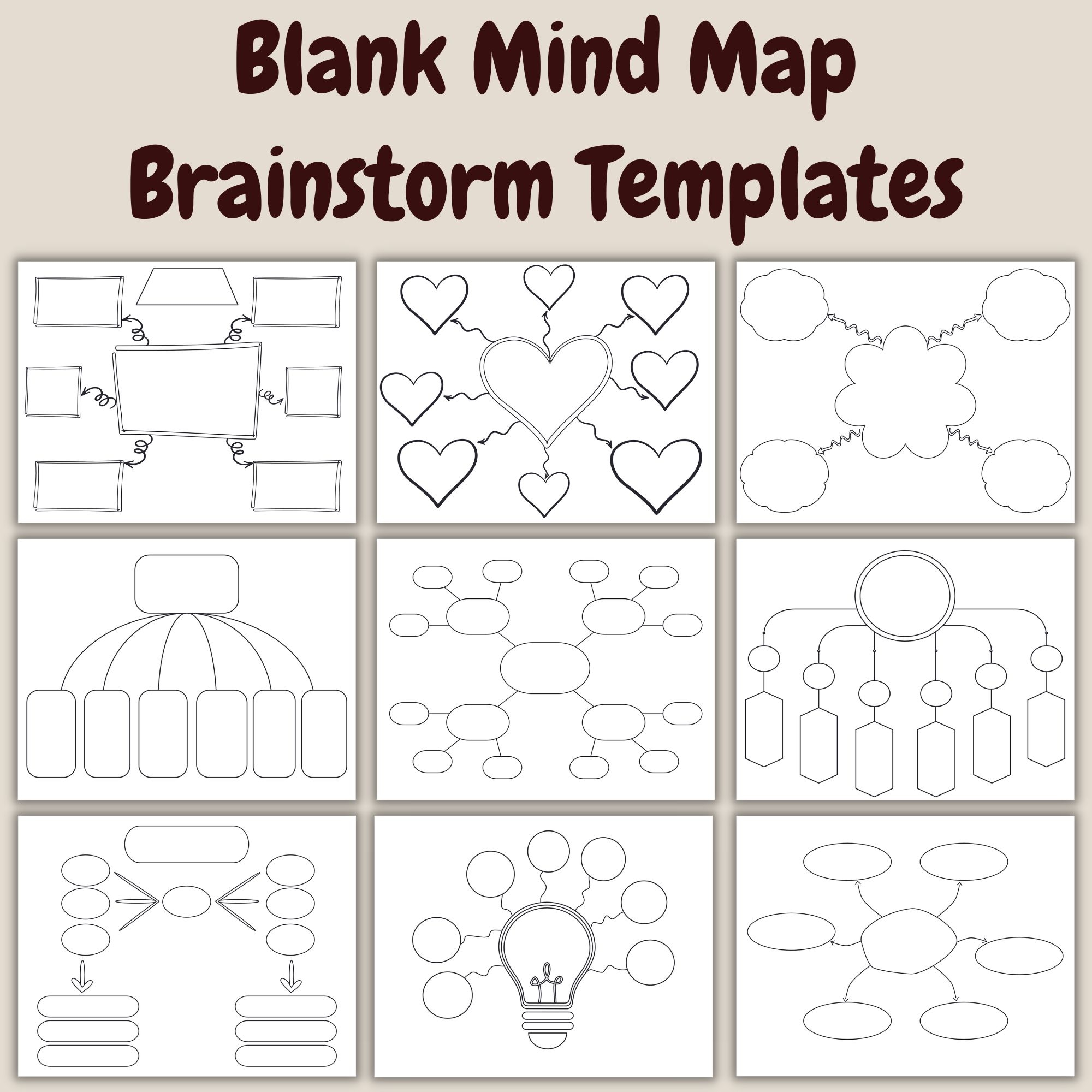 Free Printable Brainstorming Worksheets