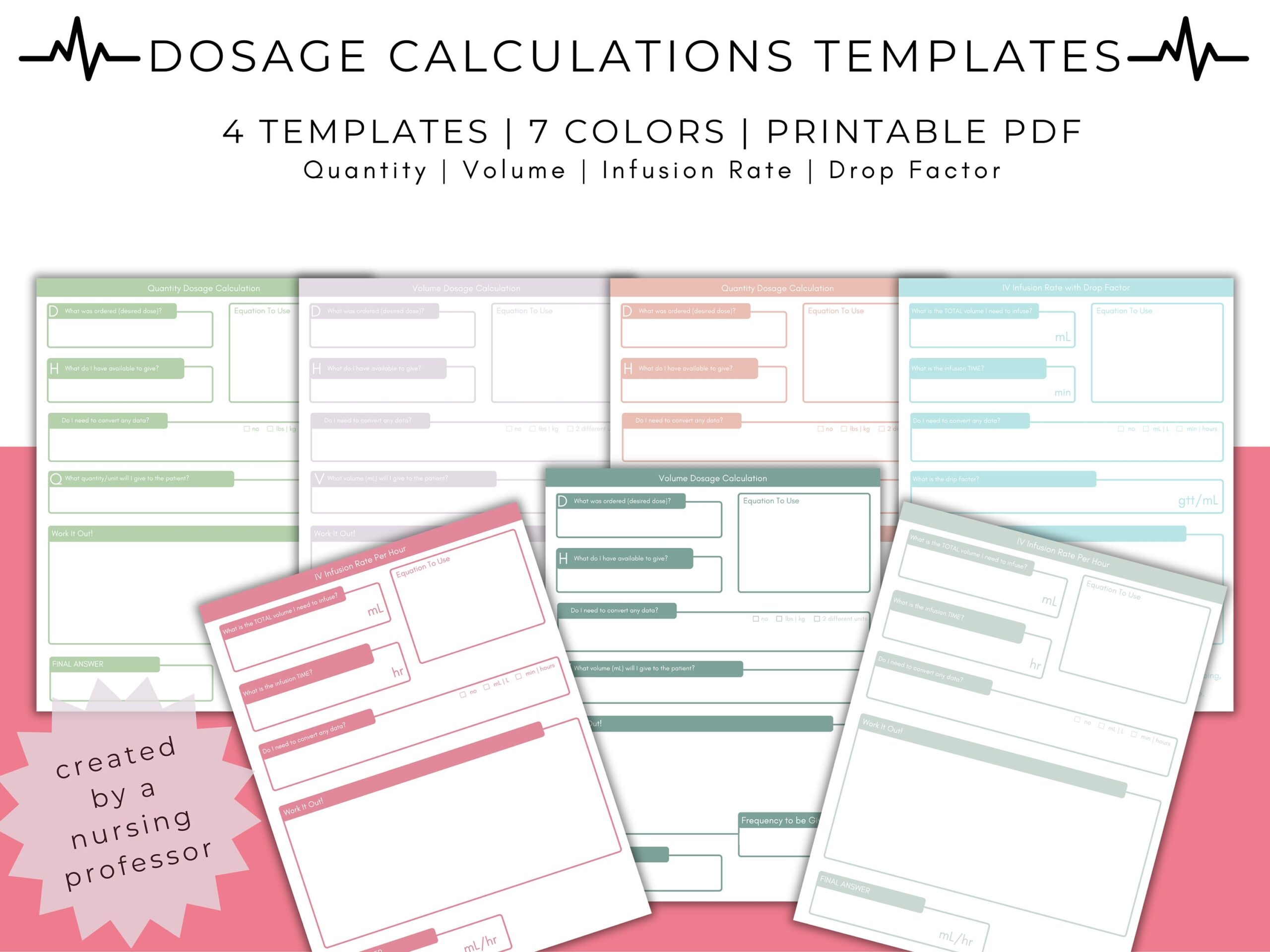 Free Printable Dosage Calculation Worksheets