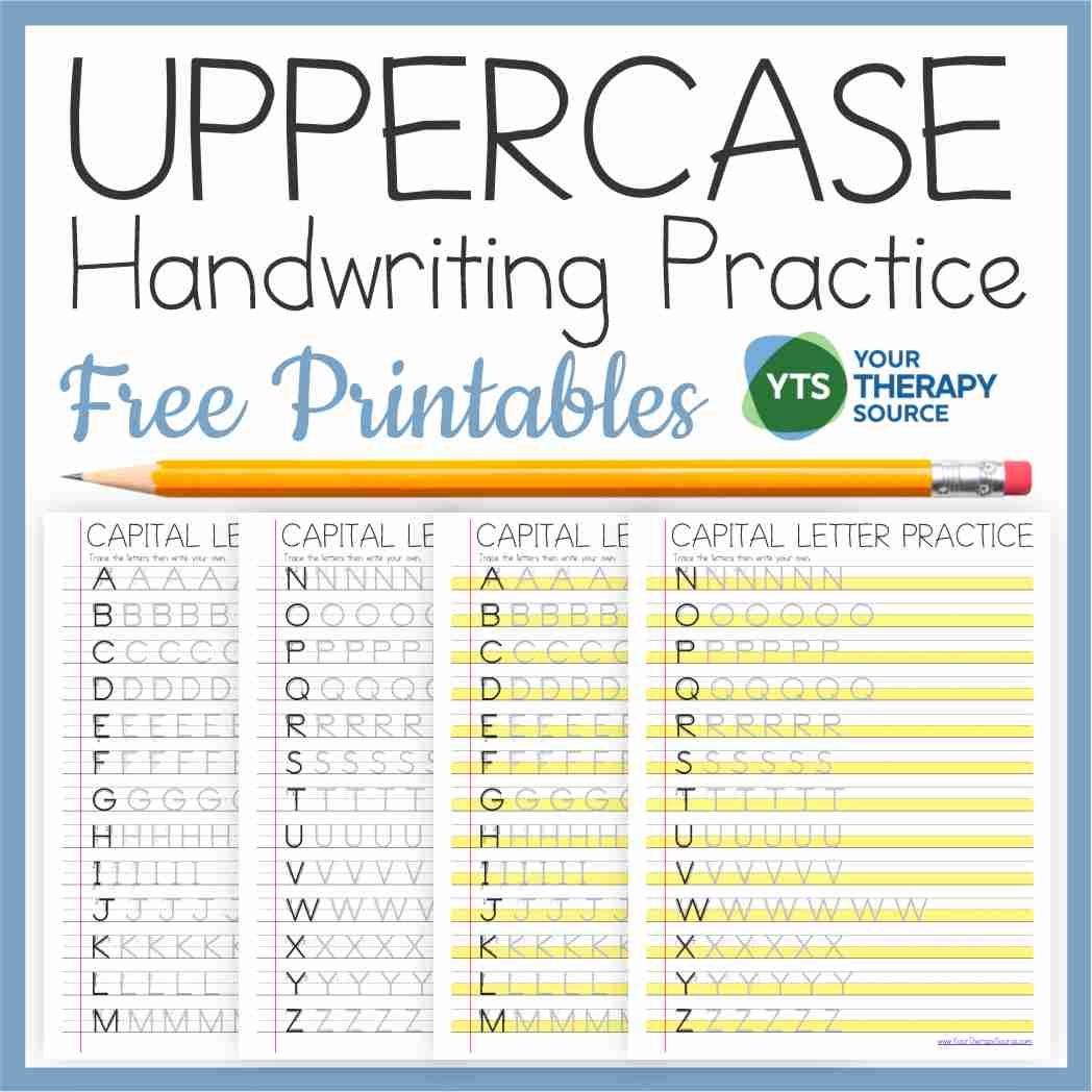 Free Printable Uppercase Letters Worksheets