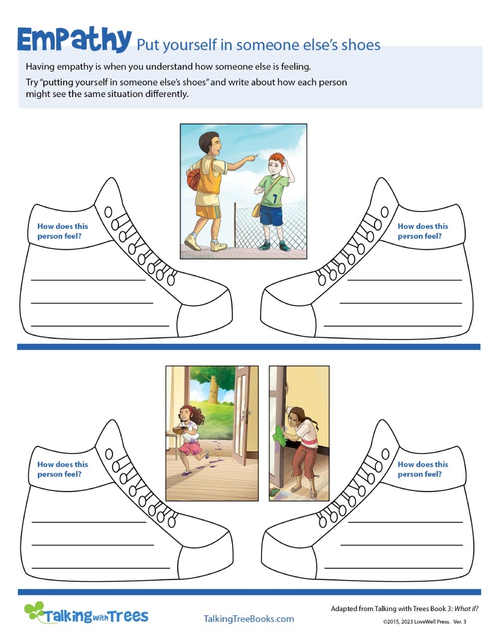 Free Printable Character Building Worksheets