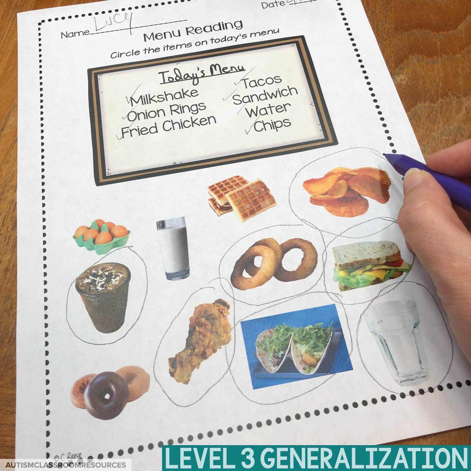 Classroom Tools You Need Leveled Functional Reading Worksheets  Classroom Tools You Need Leveled Functional Reading Worksheets