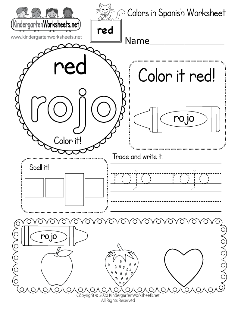 Color Red In Spanish Worksheet Free Printable Digital U0026 PDF Color Red In Spanish Worksheet Free Printable Digital U0026 PDF
