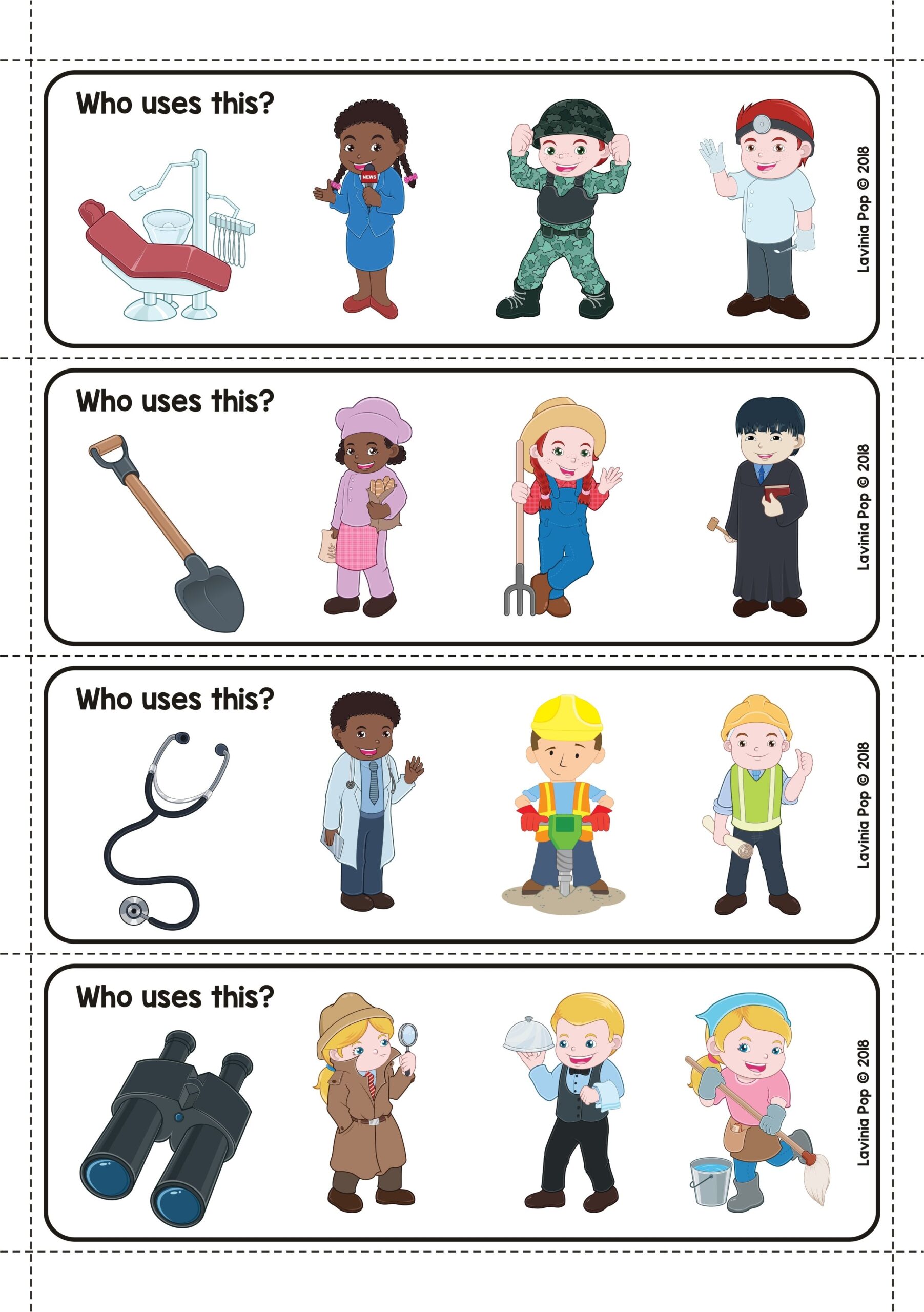 Free Printable Community Helpers Worksheets Pdf