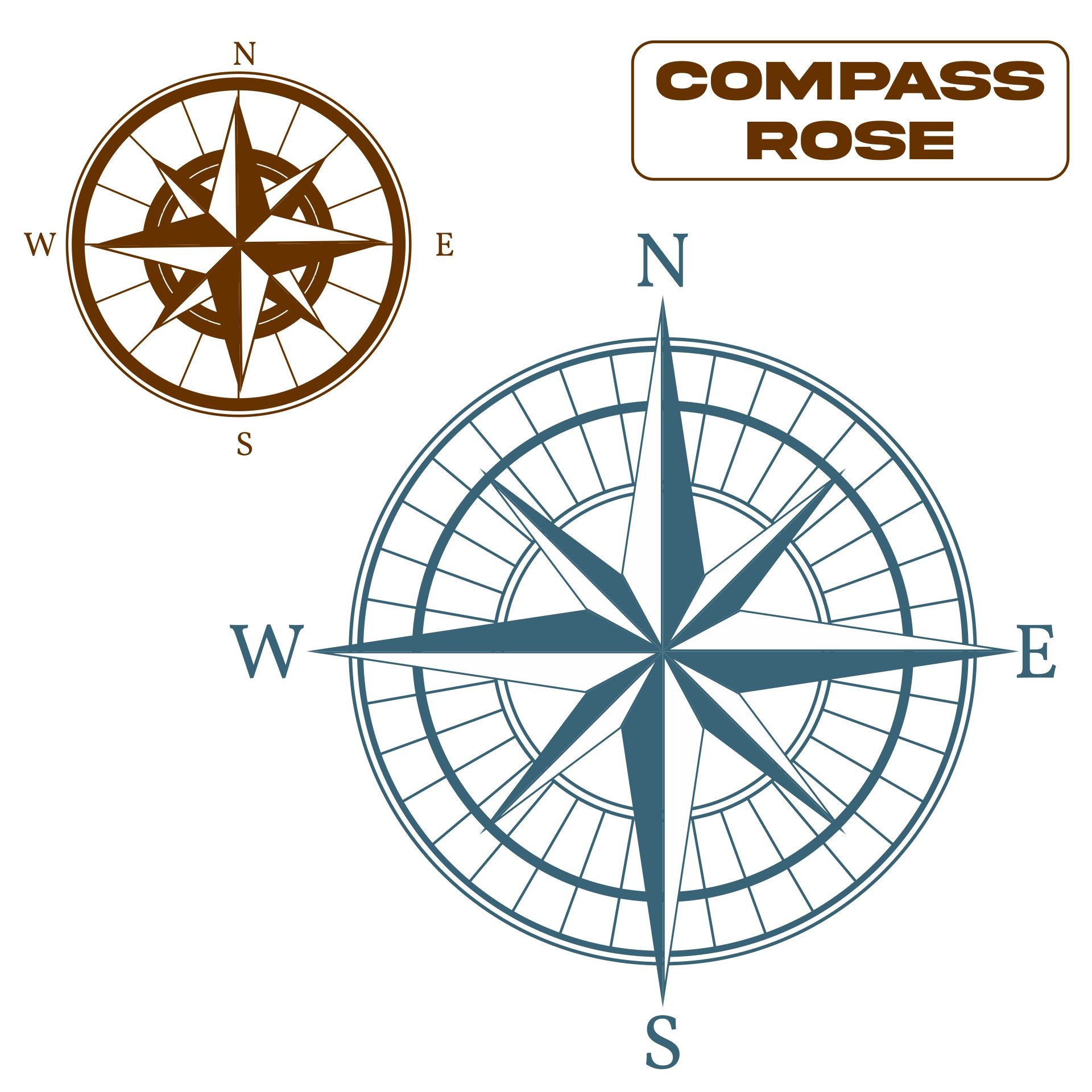 Free Printable Compass Rose Worksheets
