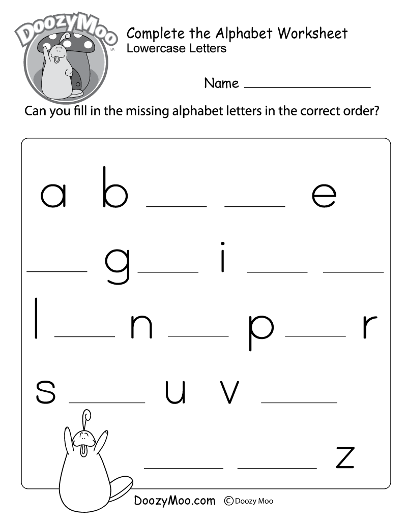 Free Printable Finish The Picture Worksheets
