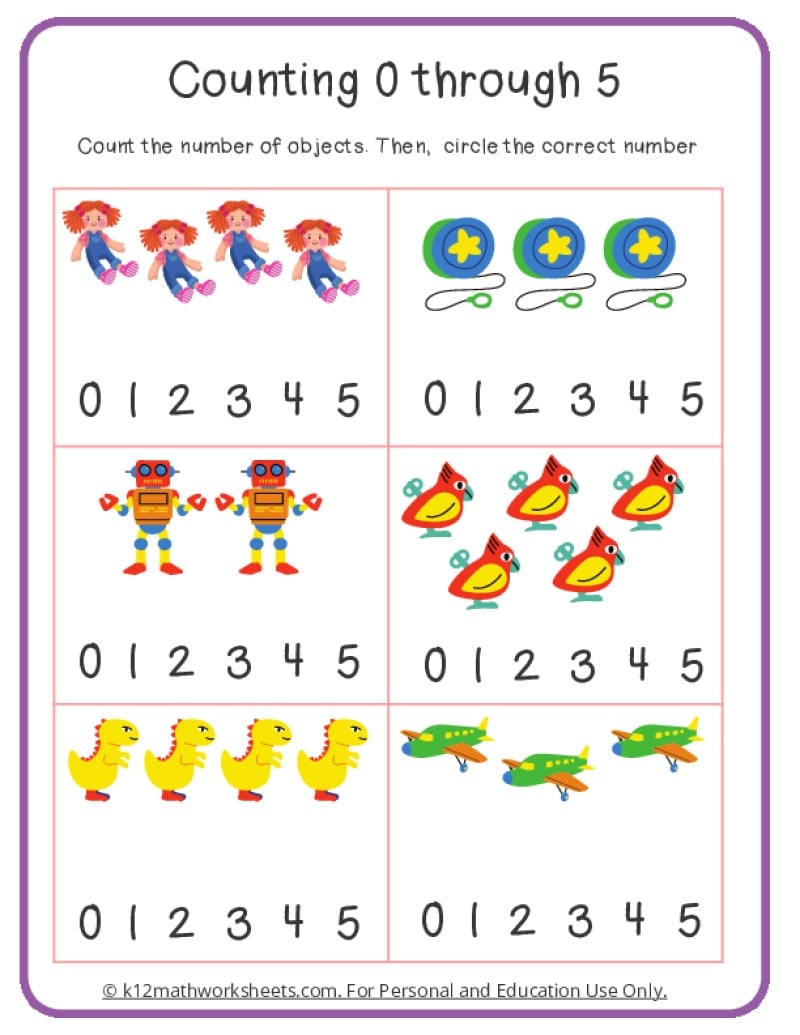 Free Printable Counting By 5s Worksheet