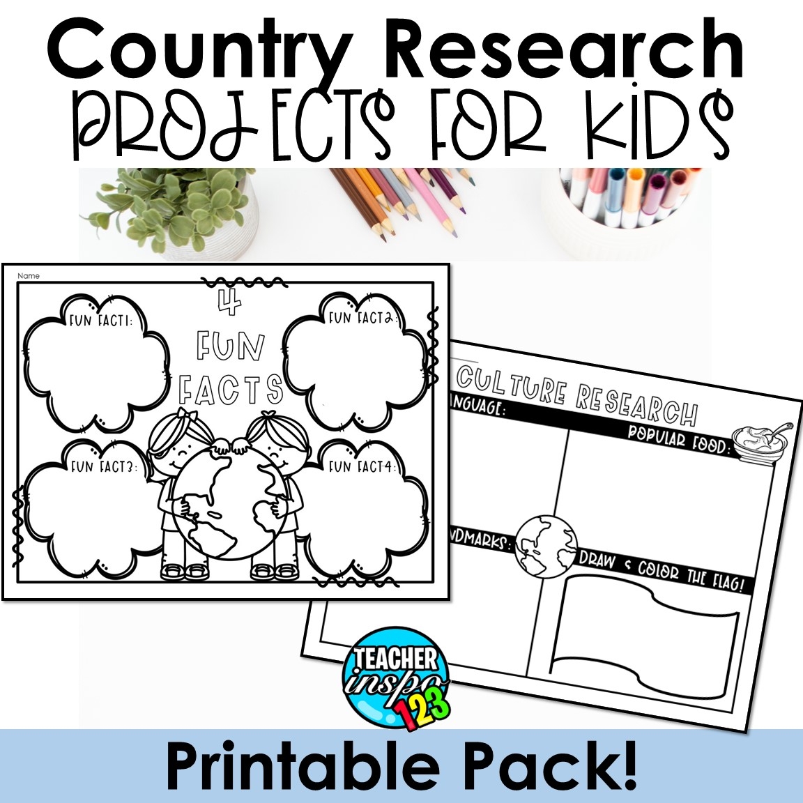 Country Research Project Country Report Graphic Organizer Writing Worksheets Made By Teachers