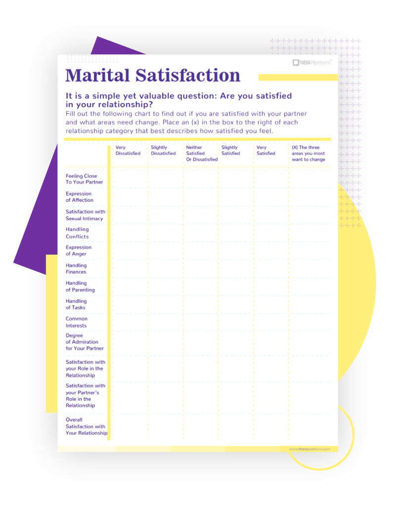 Free Printable Relationship Worksheets