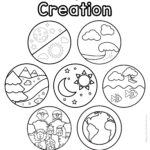 Creation Coloring Pages Free Printables Superstar Worksheets