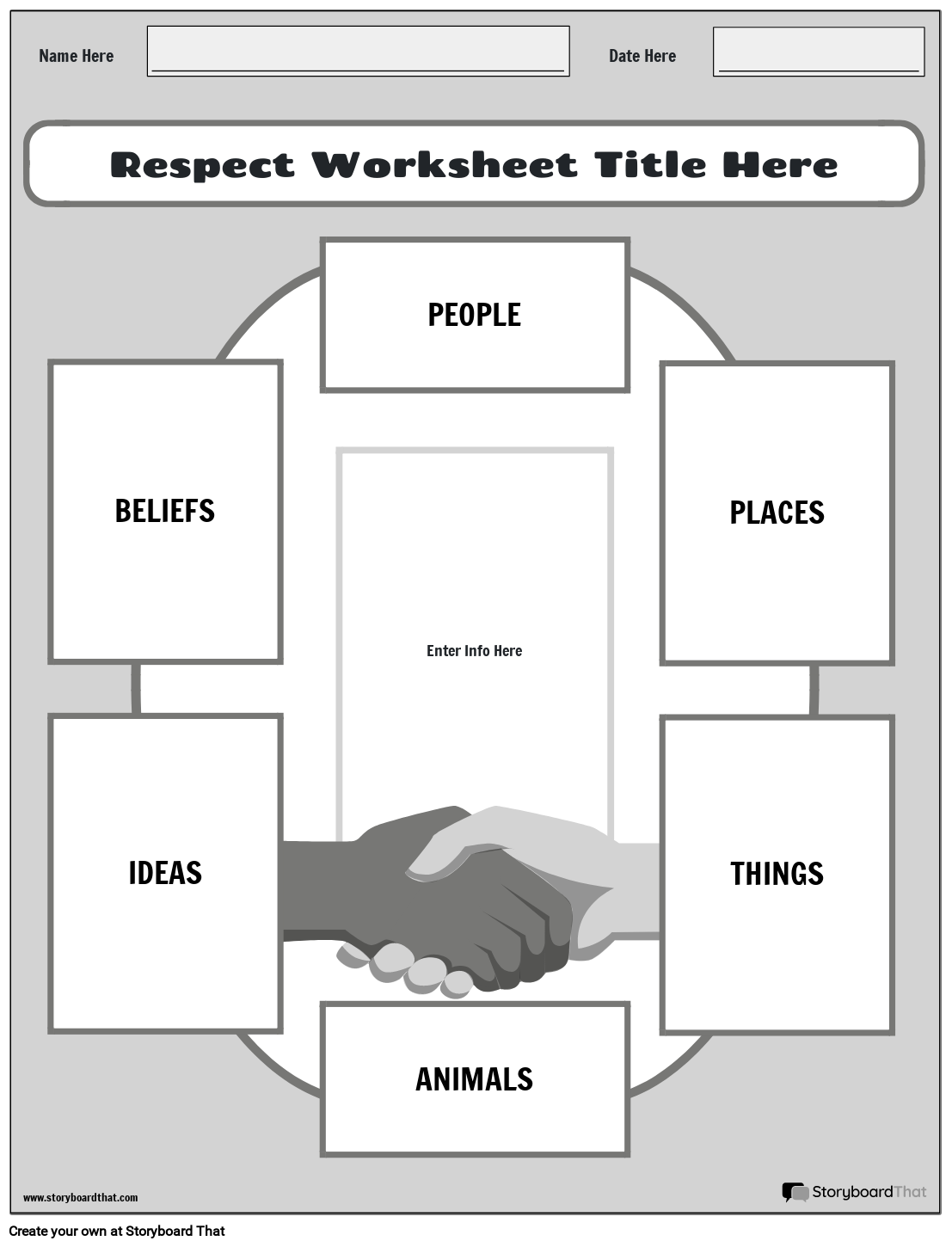 Free Printable Respect Worksheets