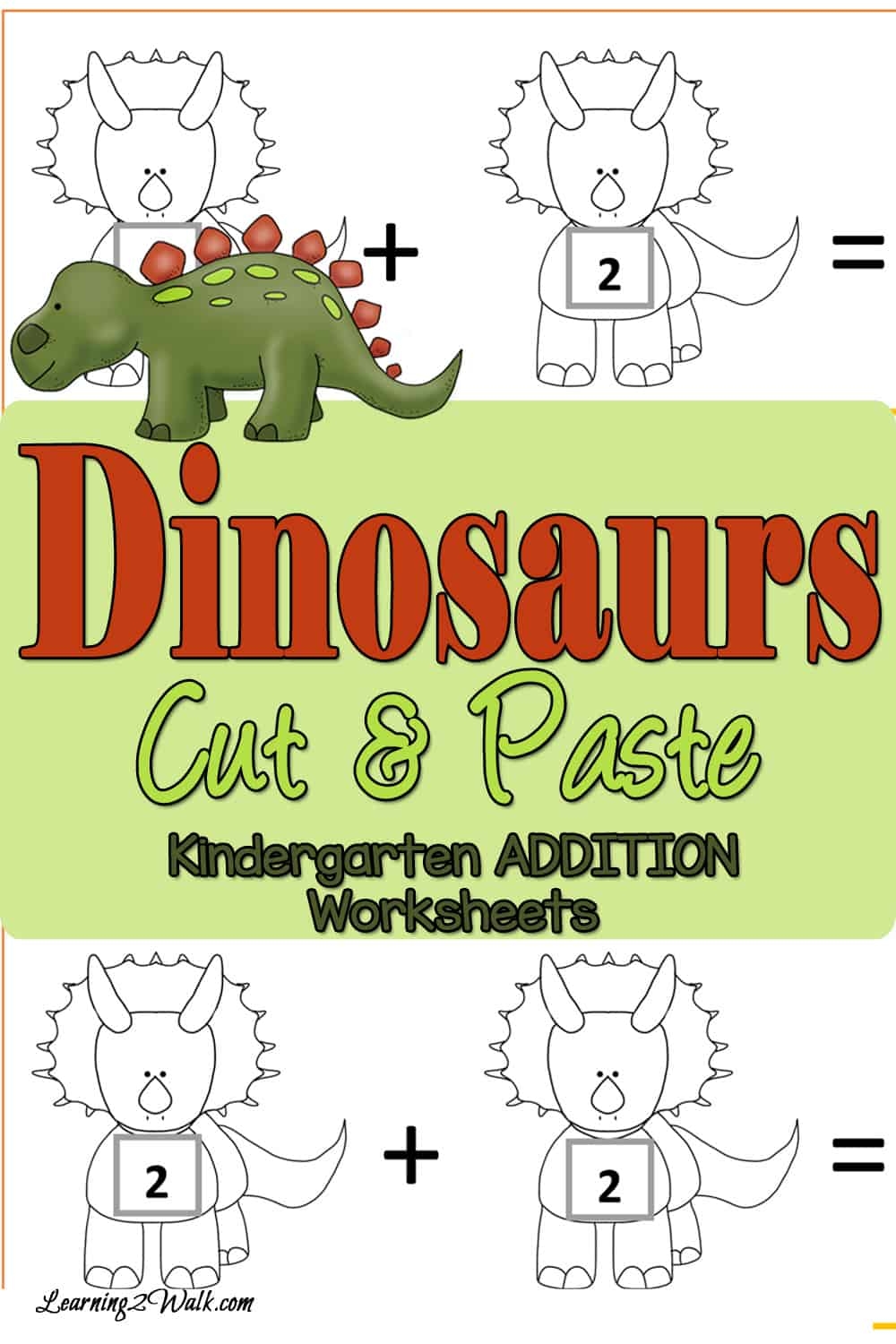 Free Printable Dinosaur Worksheets For Kindergarten