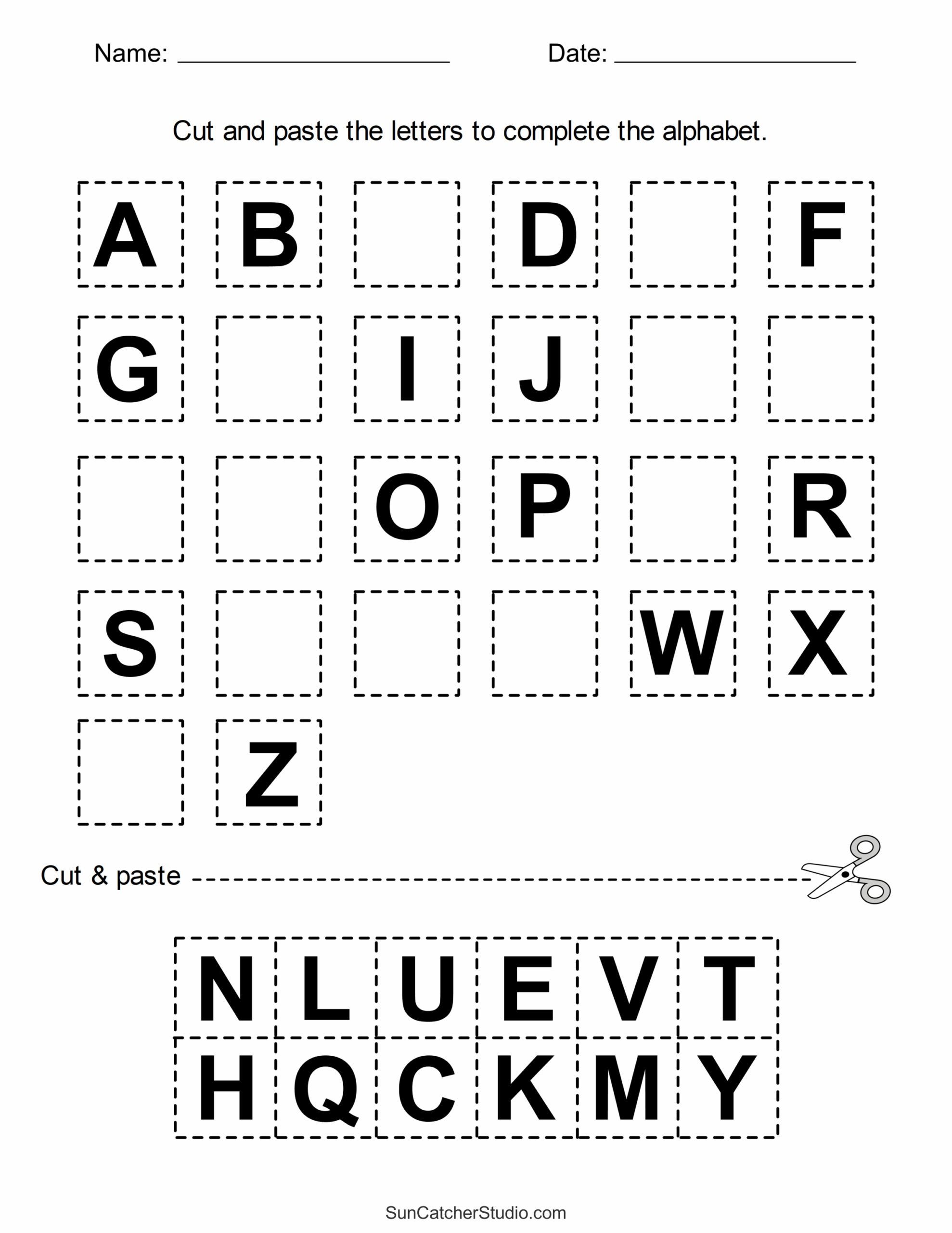 Free Educational Printable Worksheets