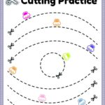 Cutting Practice Worksheets For Kids Free Printable Activity 