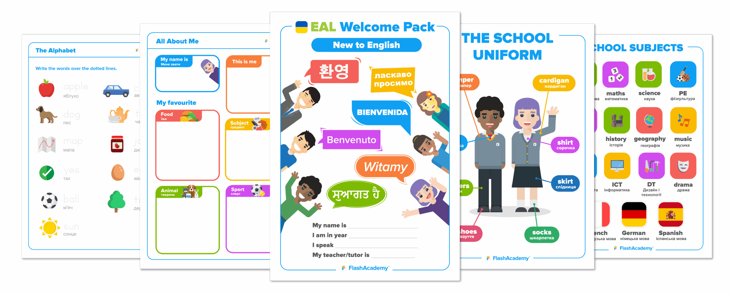 Download Ukrainian EAL Resources FlashAcademy 
