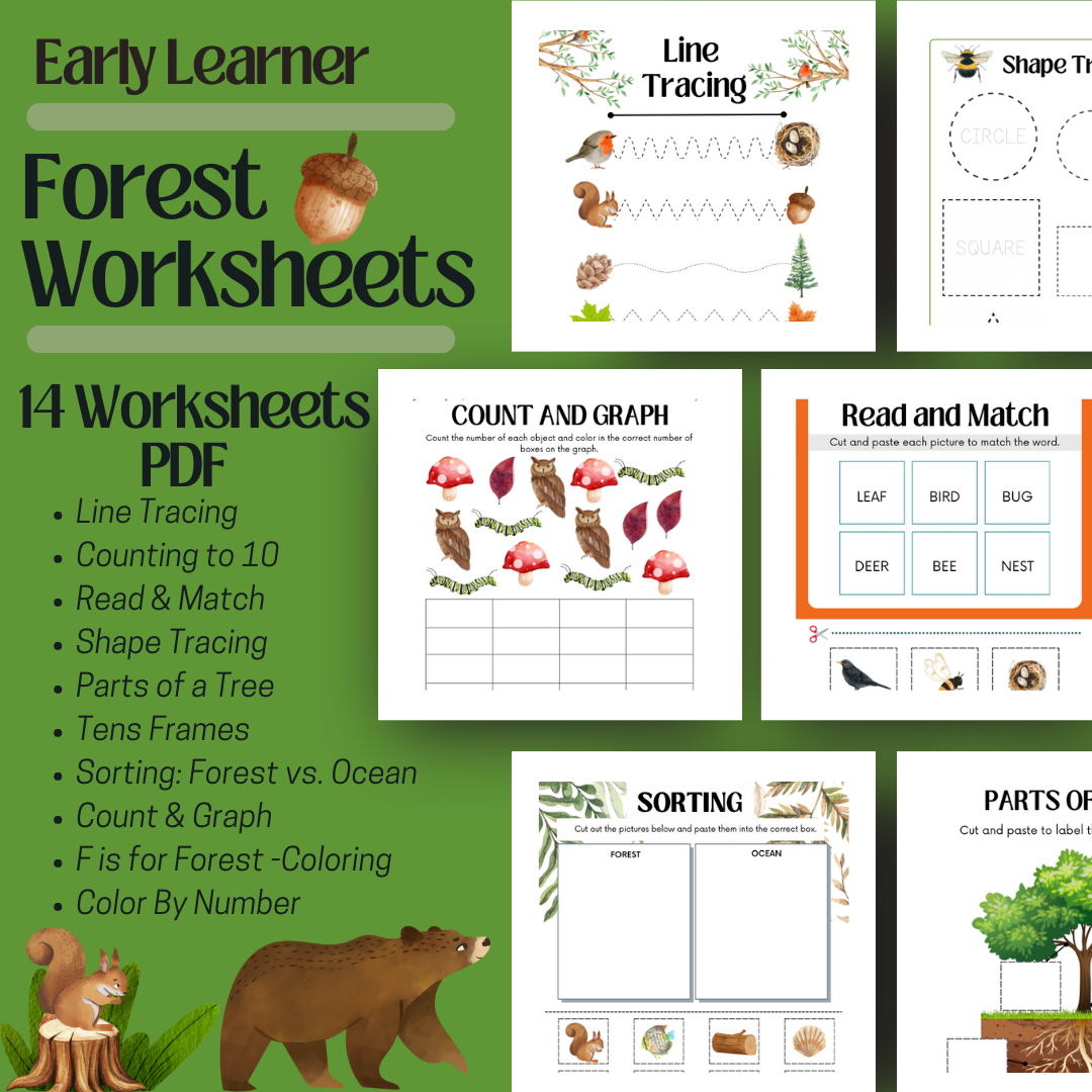 Free Printable Forest Worksheets