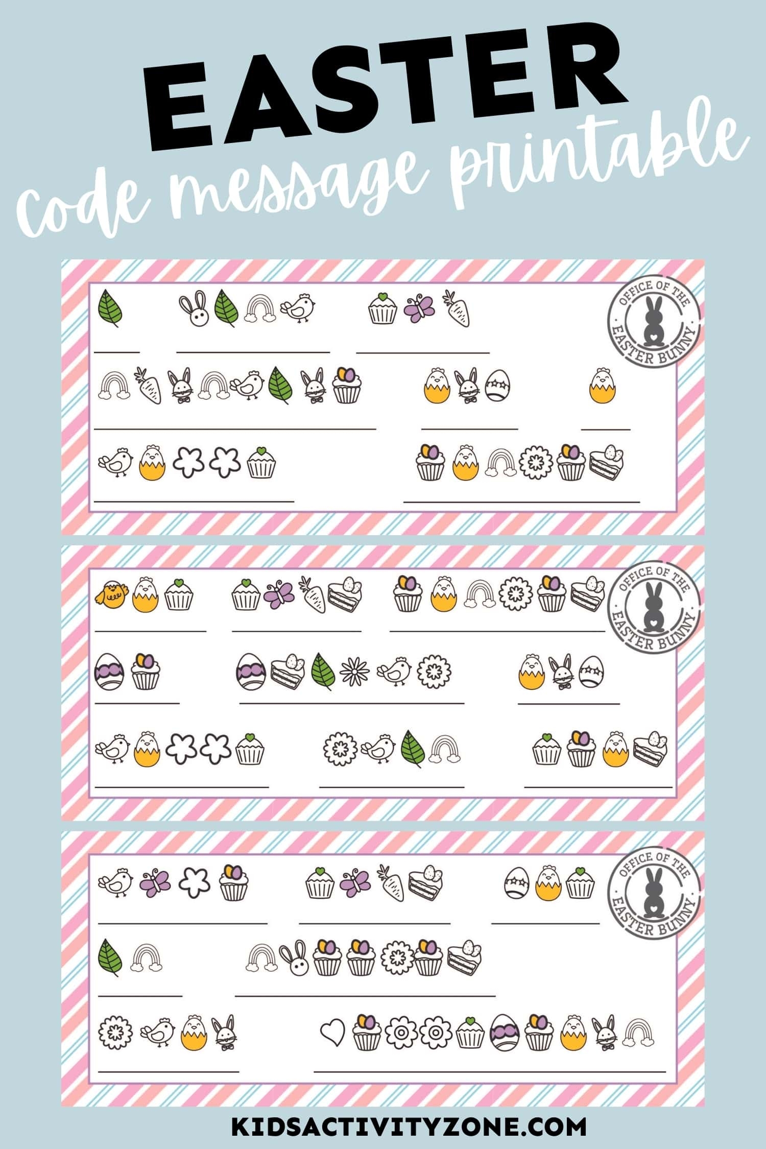 Easter Secret Messages Free Download Kids Activity Zone