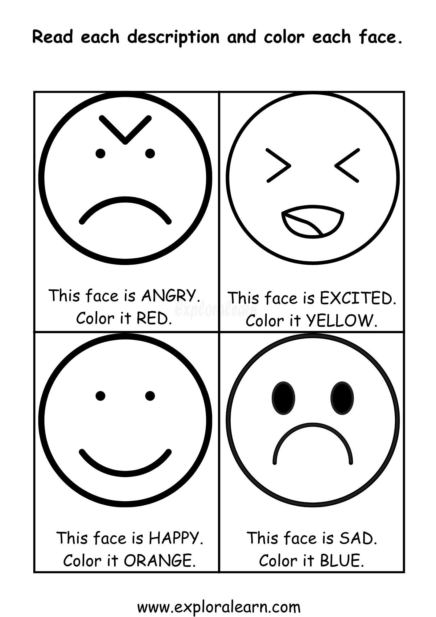 Emotion Recognition Worksheets For ADHD U0026 Autistic Kids Emotion Recognition Worksheets For ADHD U0026 Autistic Kids