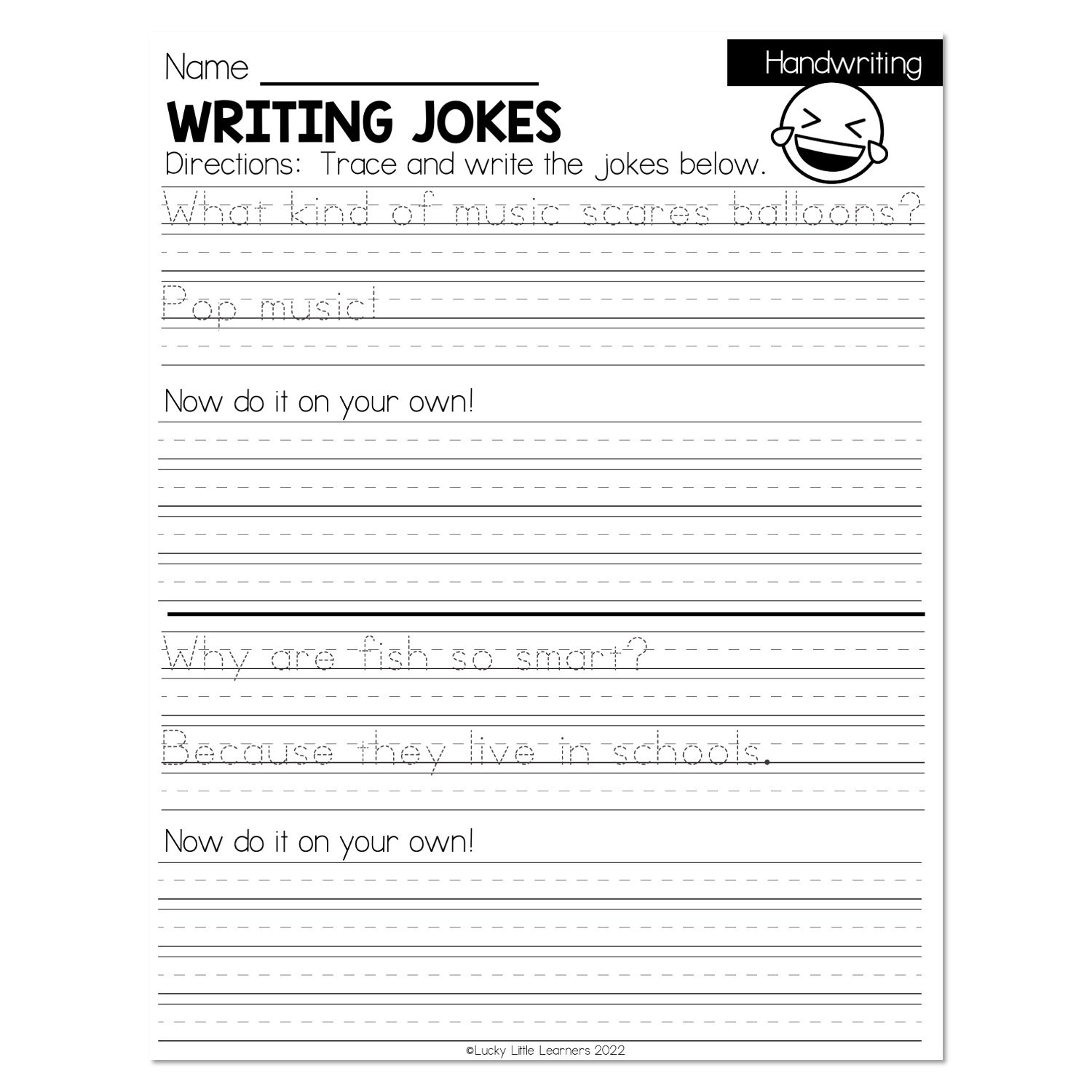 1st Grade Writing Worksheets Free Printable