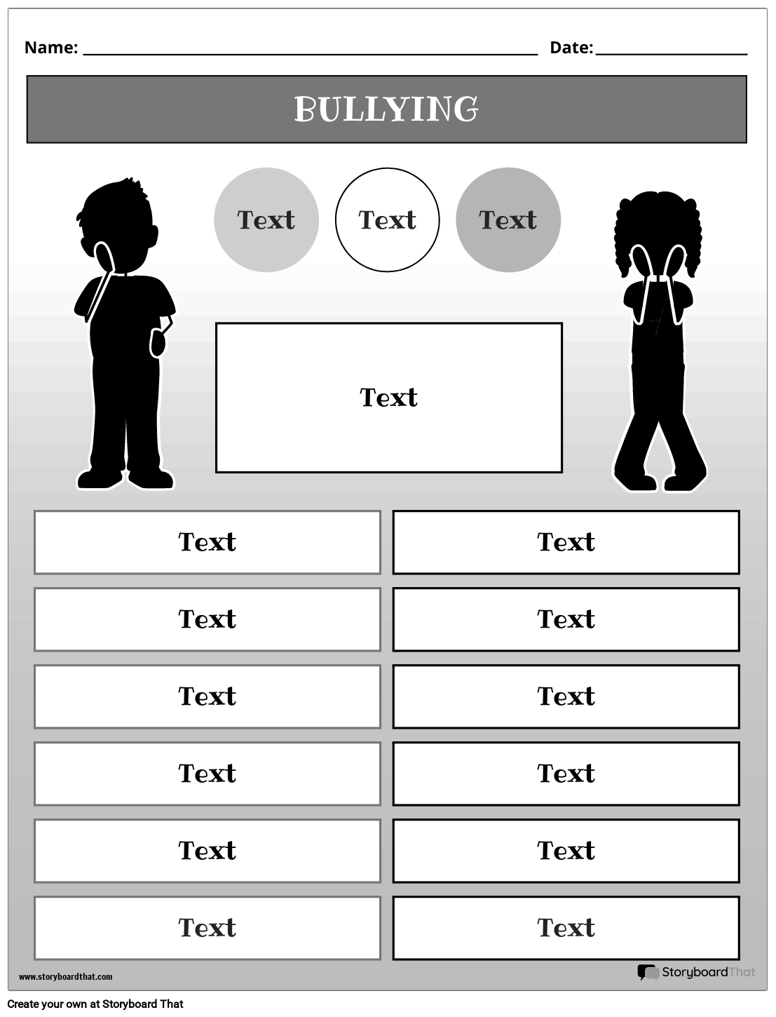 Free Anti Bullying Worksheets Anti Bullying Activities