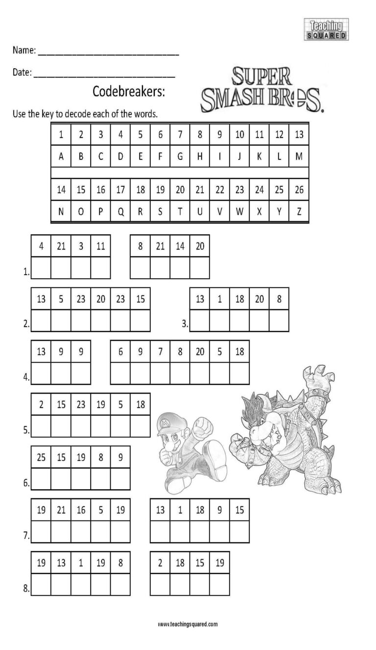 Free Code Breaker Worksheet Download Free Code Breaker Worksheet Png Images Free Worksheets On Clipart Library