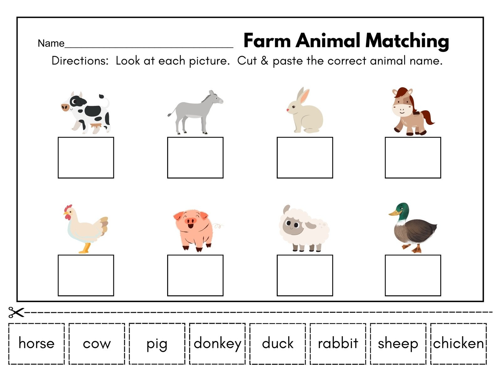 Free Printable Pet Worksheets