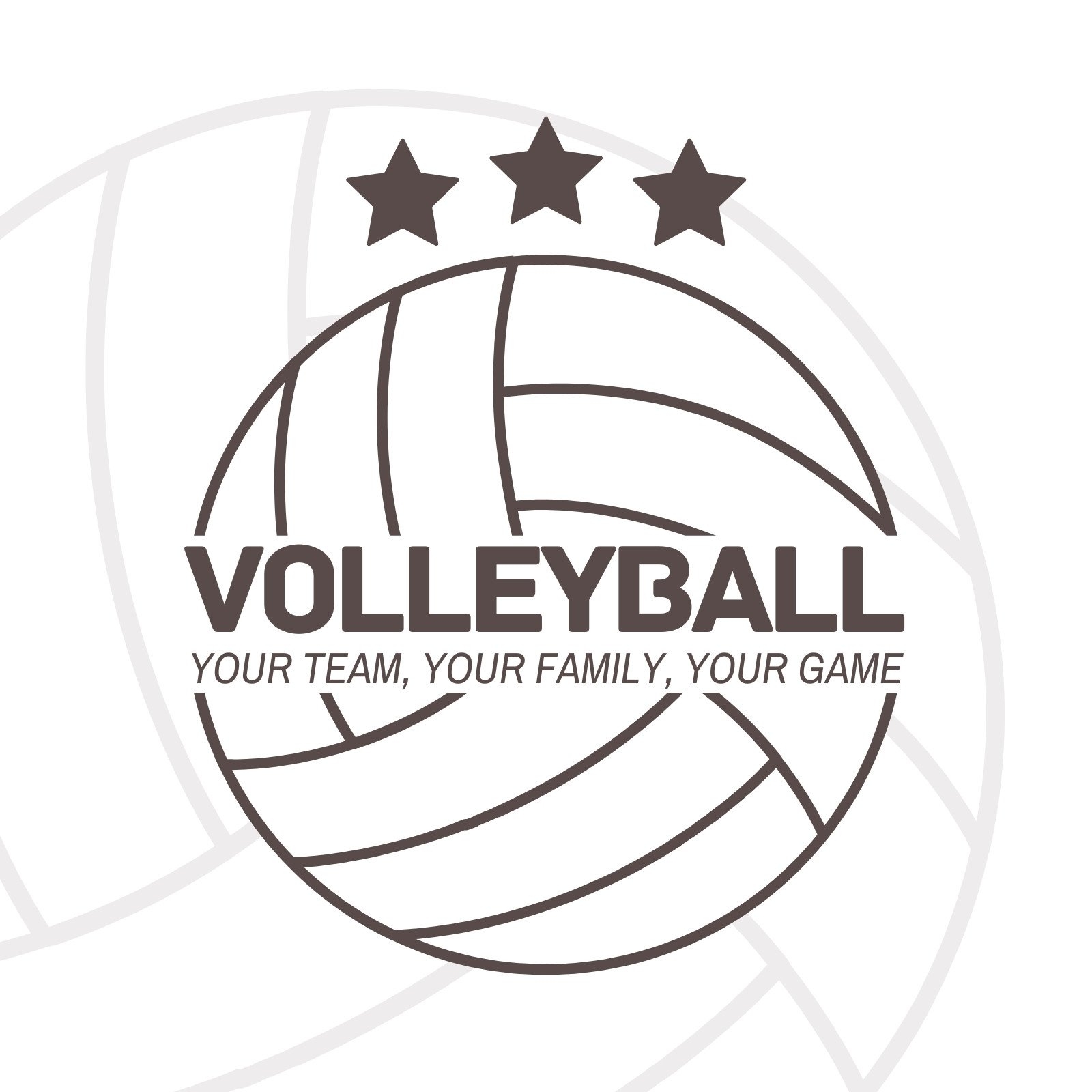 Free Customizable Volleyball Logo Templates Canva