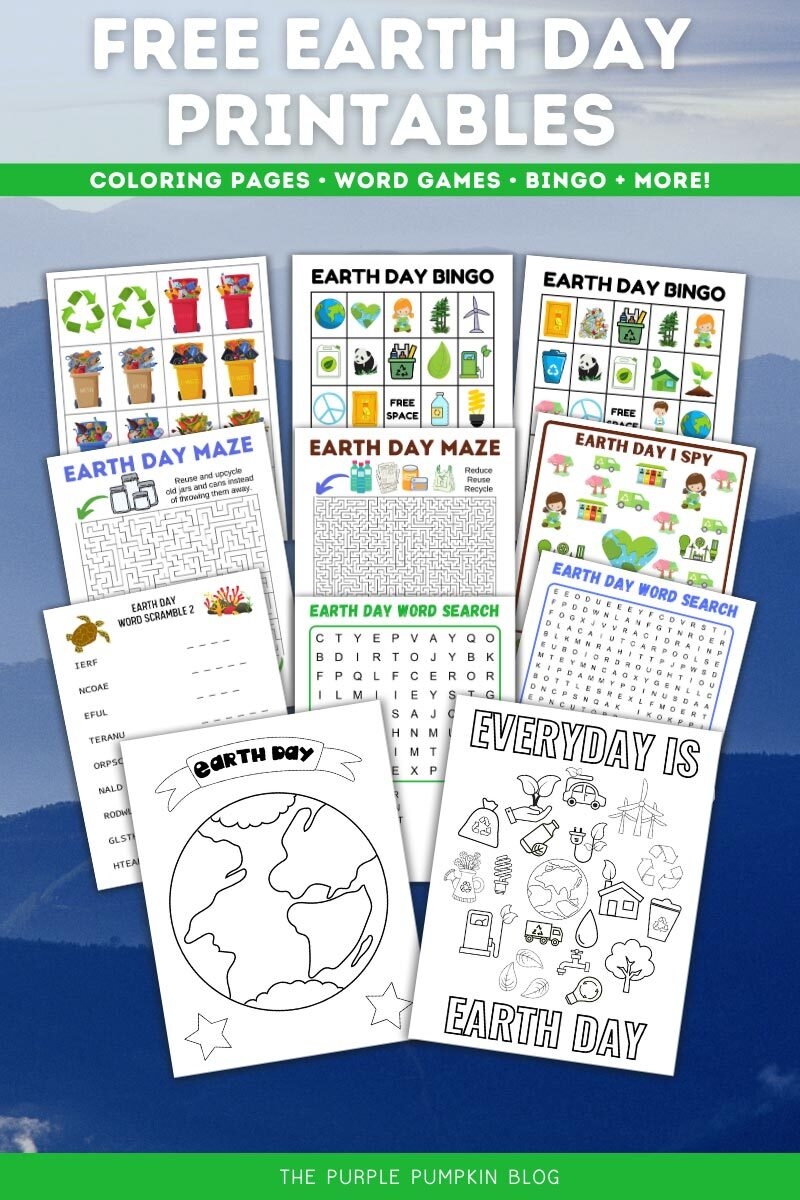 Earth Day Free Printable Worksheets