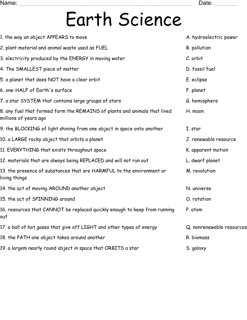 Free Earth Science Worksheet Download Free Earth Science Worksheet Png Images Free Worksheets On Clipart Library