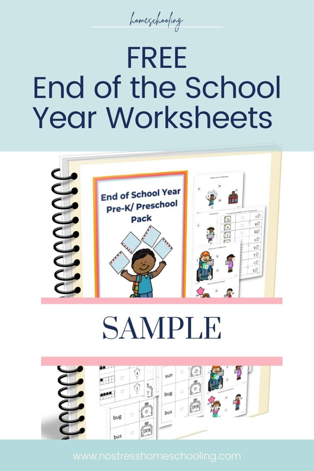 Free End Of The School Year Worksheets