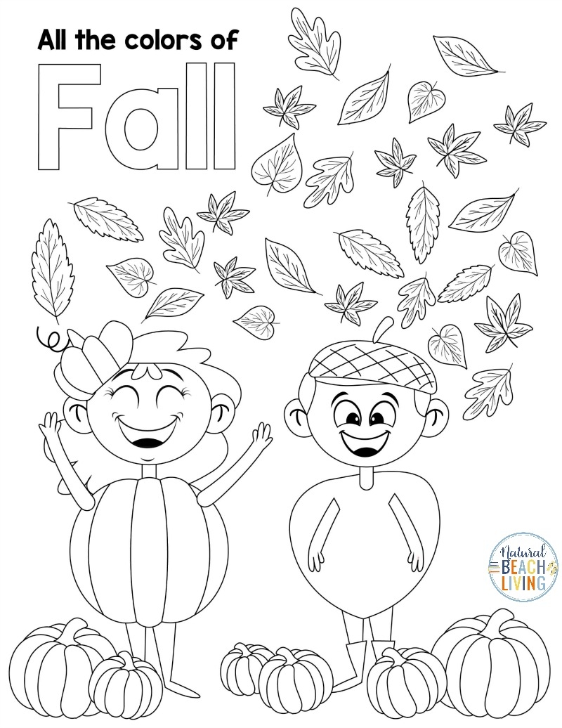 Free Fall Printables For Preschool And Kindergarten Natural  Free Fall Printables For Preschool And Kindergarten Natural