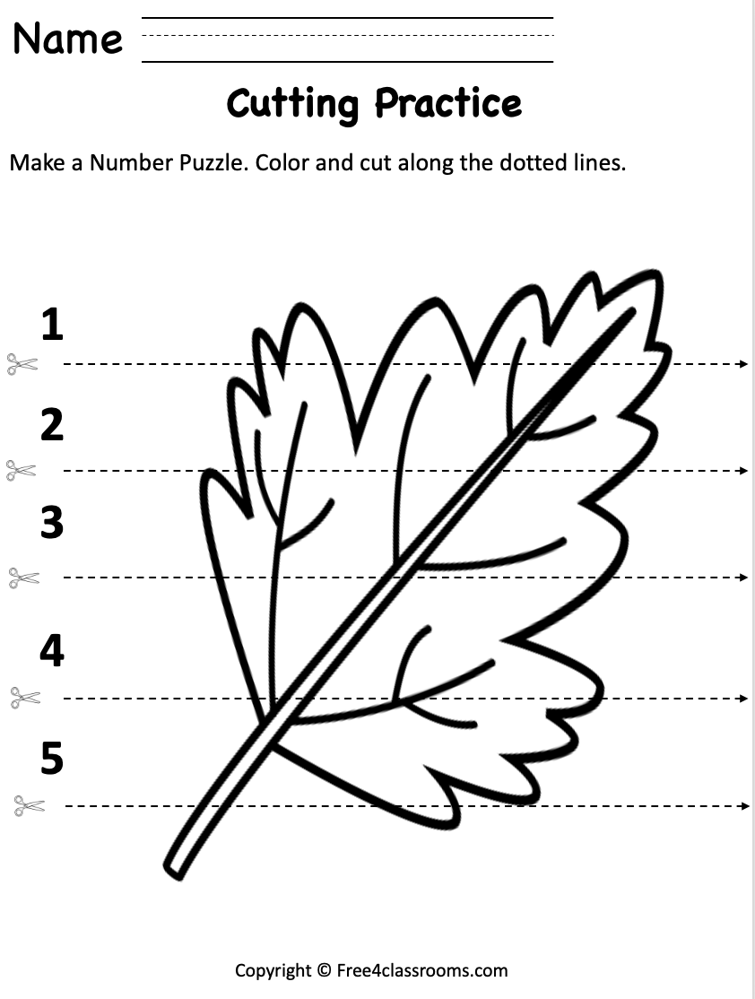 Free Printable Preschool Fall Worksheets