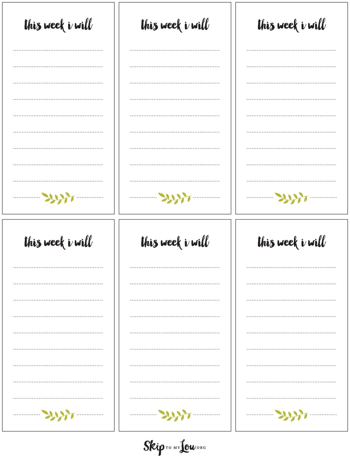 Free Printable Goal Setting Worksheet